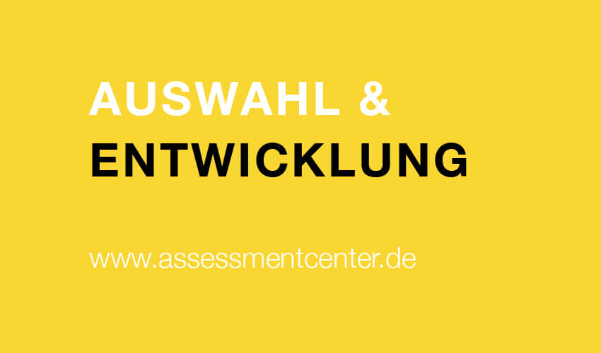 Personalauswahl und -entwicklung