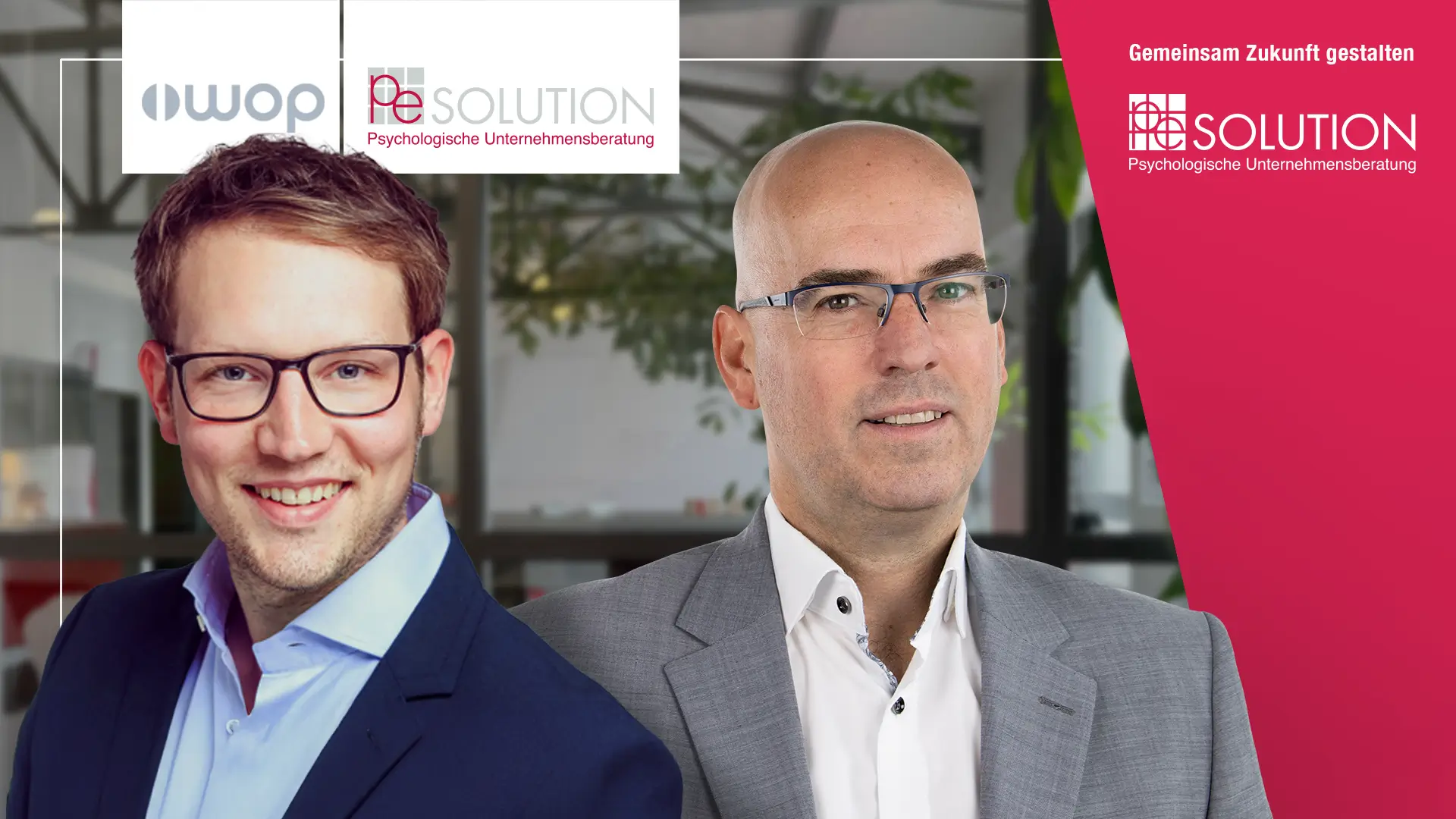 Dr. Christoph Klanke von iwop und Dr. Andreas Selck von PE Solution– Referenten der Online-Impulsreihe von PE Solution