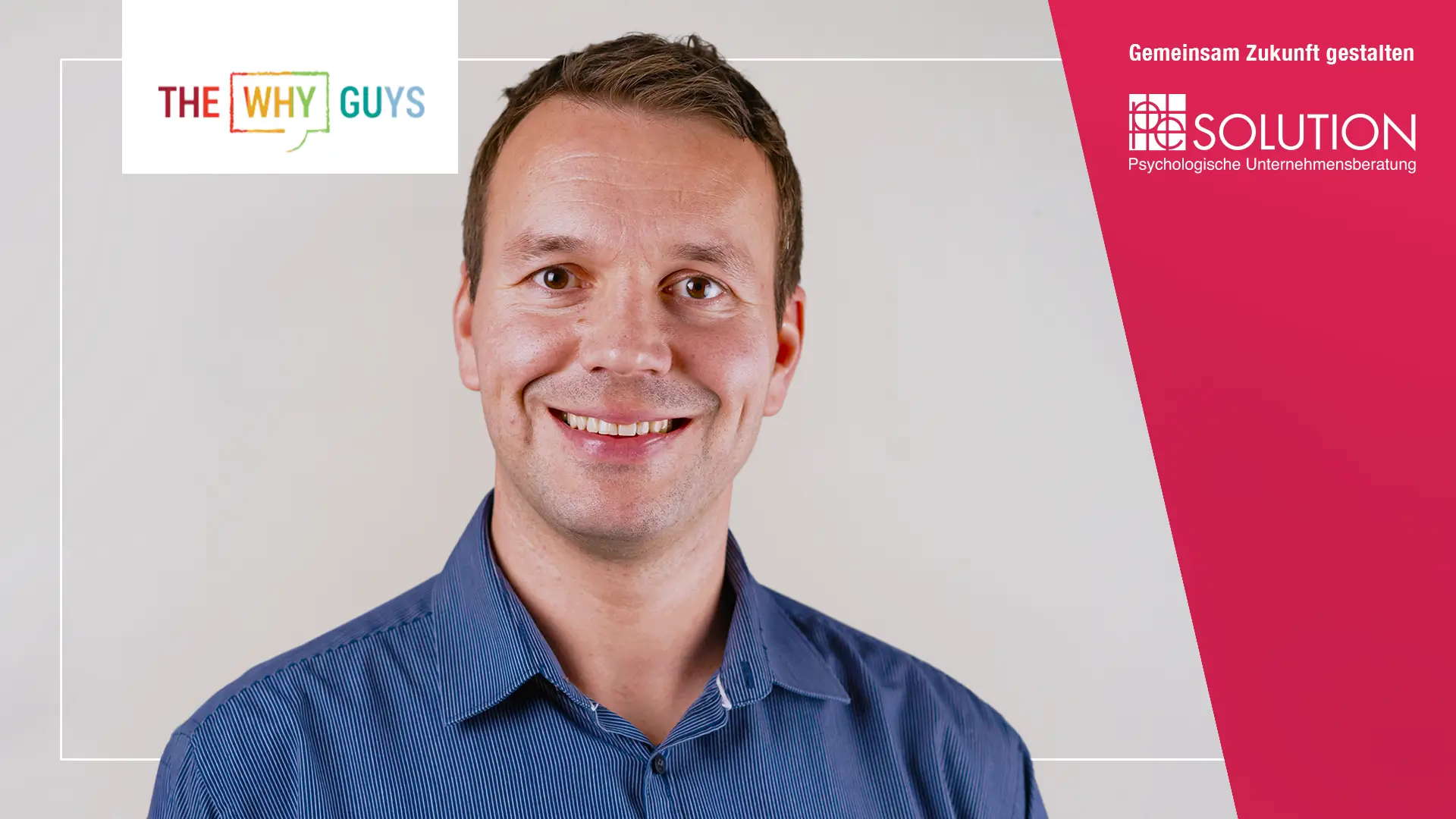 Cedric Lachmann von The Why Guys– Referent der Online-Impulsreihe von PE Solution